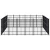 Outdoor Dog Kennel Steel 416.7 ftÂ²