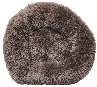 Pet Life 'Nestler' High-Grade Plush and Soft Rounded Dog Bed (Color: brown)