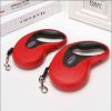 Retractable Pet Leash Automatic with Nylon Ribbon Cord Soft Hand Grip Extendable Traction Rope Break & Lock System