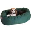 Poly/Cotton Bagel Pet Bed For Dogs, Khaki